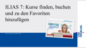 ILIAS 7: Kurse finden, buchen und zu den Favoriten hinzufügen (mit engl./dt. Untertiteln)