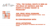 thumbnail of medium Conversation with Rosa Lehmann - SDG University Day 2023
